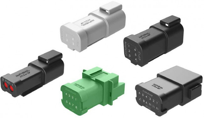 AT04-08PB-L012, AT Automotive Connector Plug 8 Way