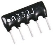 5A332J, Резист.сборка НР-1-4-4М 3.3 К имп