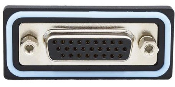 HDF-V26-213L051, HDF 26 Way Vertical Solder D-sub Connector Socket, 2.29mm Pitch, with 4-40 Boardlocks