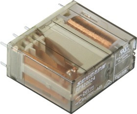 9-1393234-2 (RP820024), Реле 2 переключ. 24VDC, 8A/250VAC DPDT (OBSOLETE)