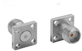 RFSMAA4PCCA, Straight Flange Mount, Circular Coaxial Connector , jack