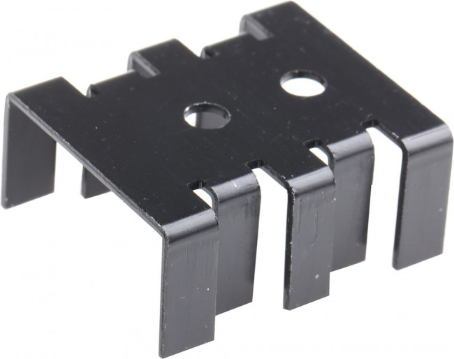 FK214/SA-CB, Радиатор: прессованный, SOT32,TO220, черный, L: 30мм, W: 25,4мм FK214/SA-CB, Радиатор: прессованный, SOT32,TO220, черный, L: 30мм, W: 25,4мм