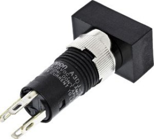 A3DJ-7121, Illuminated Push Button Switch, Latching, Panel Mount, 8mm Cutout, SPST A3DJ-7121, Illuminated Push Button Switch, Latching, Panel Mount, 8mm Cutout, SPST
