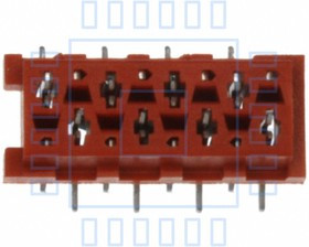 7-188275-8, Разъем типа плата-плата, вертикальный, Серия Micro-MaTch, 8 контакт(-ов), Гнездо, 1.27 м