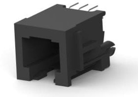 216548-1, Modular Connectors / Ethernet Connectors 1X1 6/6 PCB RJ25