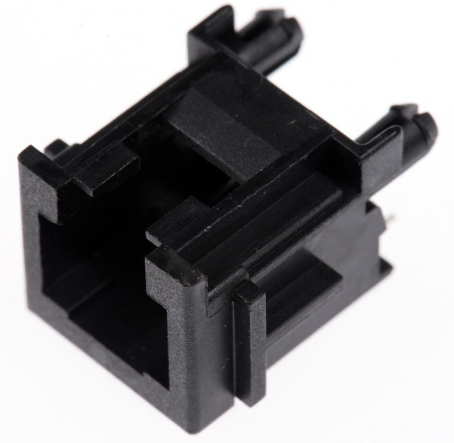 216548-1, Modular Connectors / Ethernet Connectors 1X1 6/6 PCB RJ25