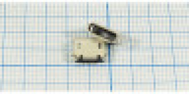 Разъем microUSB розетка, тип AB, контакты 5P2C, на плату, угловой, SMD, microUSB AB-5S