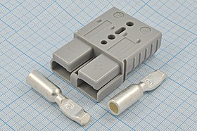 Разъем питания DC SB вилка-розетка, 2C, на кабель, SB-120A600V, 120А, 600В