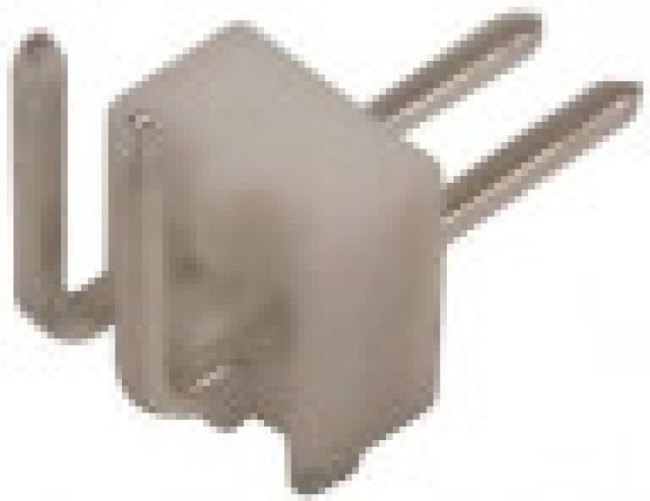 22-05-2021, KK 254 Series Right Angle Through Hole Pin Header, 2 Contact(s), 2.54mm Pitch, 1 Row(s), Unshrouded