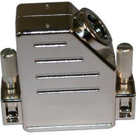 974-015-020R121, D-Sub Backshells 15P 40 deg entry metalized plas shell