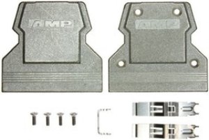 5749889-3, III Series Zinc D Sub Backshell, 50 Way 5749889-3, III Series Zinc D Sub Backshell, 50 Way