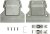 5749889-3, III Series Zinc D Sub Backshell, 50 Way 5749889-3, III Series Zinc D Sub Backshell, 50 Way