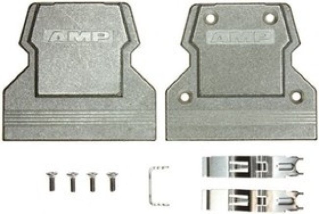 5749889-3, III Series Zinc D Sub Backshell, 50 Way 5749889-3, III Series Zinc D Sub Backshell, 50 Way