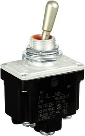 2TL1-1E, Toggle Switches DPDT ON-OFF-ON Screw Term