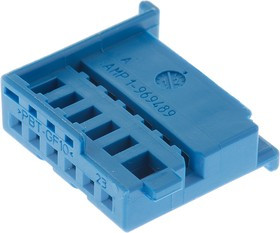 1-969489-4, Automotive Connectors MQS BU-GEH BL 6P
