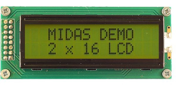 MC21605B6W-SPTLY3.3-V2, MC21605B6W-SPTLY3.3-V2 LCD LCD Display, 2 Rows by 16 Characters MC21605B6W-SPTLY3.3-V2, MC21605B6W-SPTLY3.3-V2 LCD LCD Display, 2 Rows by 16 Characters
