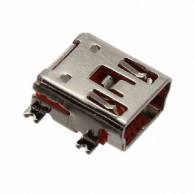 MUSBR-05-S-O-B-SM-A, SMT, Socket Type Mini B 2.0 USB Connector