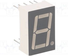 FYS-5611BUHR-21, 14.2mm OA Красный 30-60mcd 640nm