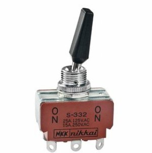 S332R, Toggle Switches DPDT ON-NONE-ON SOLDER LUG S332R, Toggle Switches DPDT ON-NONE-ON SOLDER LUG
