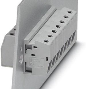 0707073, Feed-through terminal block, grey, Straight, 10.1mm Pitch, 1 Poles