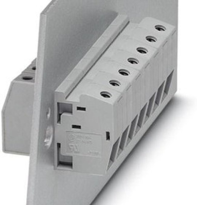 0707073, Feed-through terminal block, grey, Straight, 10.1mm Pitch, 1 Poles 0707073, Feed-through terminal block, grey, Straight, 10.1mm Pitch, 1 Poles