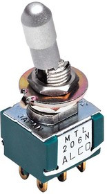 MTA106DPC, Toggle Switches SPDT ON-NONE-ON PC