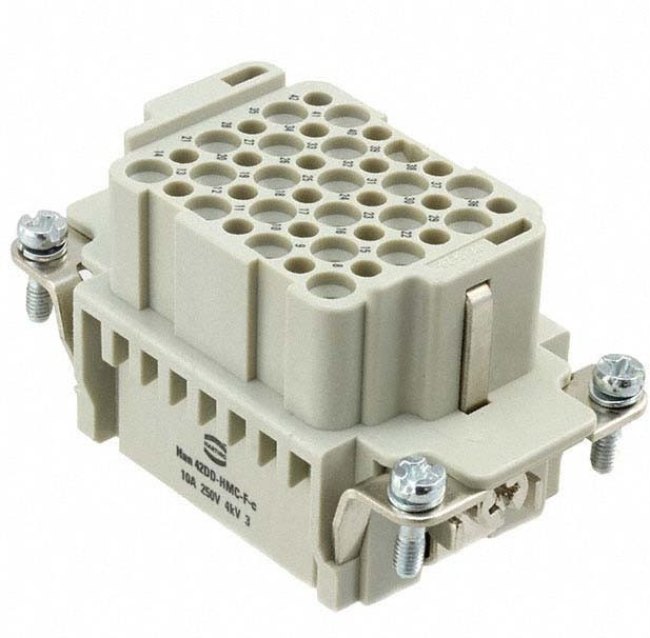 222S06M16, 6Position 2mm Pitch Female Crimp Contact CMM Connector with M16 Hardware 222S06M16, 6Position 2mm Pitch Female Crimp Contact CMM Connector with M16 Hardware