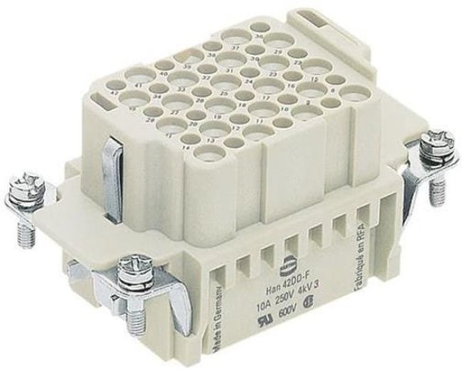 222S06M16, 6Position 2mm Pitch Female Crimp Contact CMM Connector with M16 Hardware 222S06M16, 6Position 2mm Pitch Female Crimp Contact CMM Connector with M16 Hardware