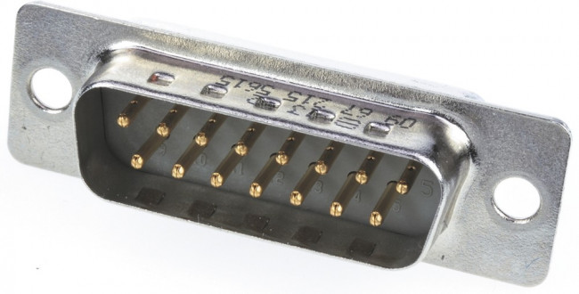 09672155615, D-Sub Standard Connectors D SUB MA STAMPED SOLDER CUP 15 AU2
