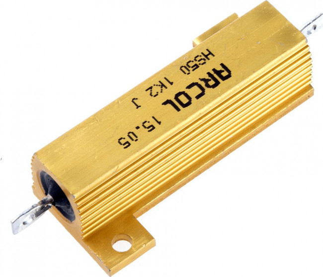 HS50 1K2 J, Wirewound Resistors - Chassis Mount 50W 1200 Ohms 5%