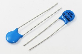 Варистор 18 В ,напряжение срабатывания 11 В~, 1 Дж, размер 9x5, 2LWp5, марка MYG07-180