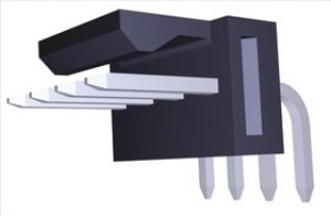 171857-3004, KK 254 Series Right Angle Through Hole Pin Header, 4 Contact(s), 2.54mm Pitch, 1 Row(s), Unshrouded