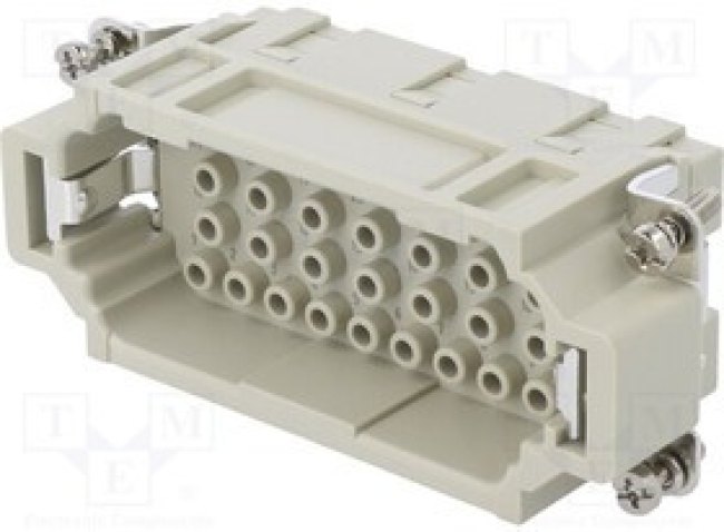 D16B-TE-4G-PG21, Корпус: для разъемов HDC, размер D16B, на провод, прямой, PG21