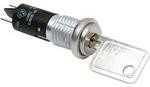 YM06132C2WCNQ, Switch Key Lock OFF ON SPST 90° Flat Key 4A 250VAC 28VDC Wire Lead Panel Mount