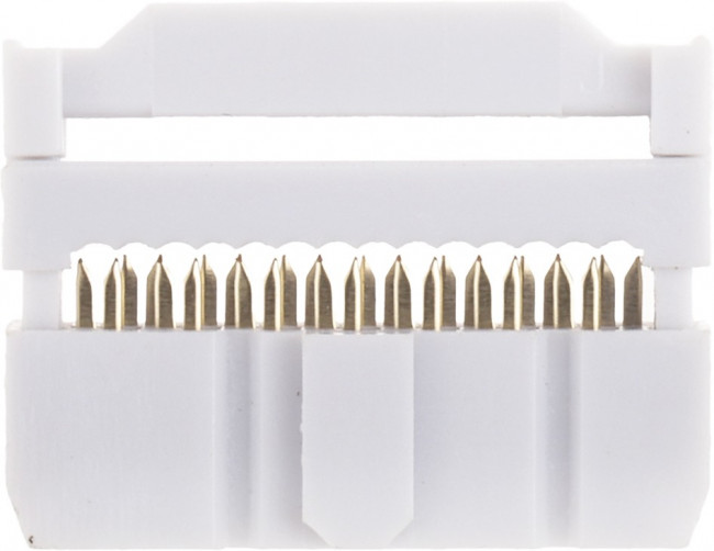 14-Way IDC Connector Socket for Cable Mount, 2-Row