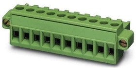 1805314, Pluggable Terminal Blocks 3 Pos 5.08mm pitch Plug 24-12 AWG Screw