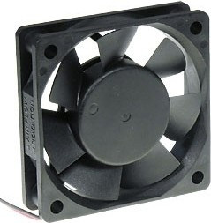 JF0615B1H, Вентилятор 12В, 60х60х15мм, подшипник качения 4500 об/мин