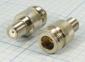 Гнездо N-Гнездо F, позолоченный центральный контакт; №9903 гн N-гн F