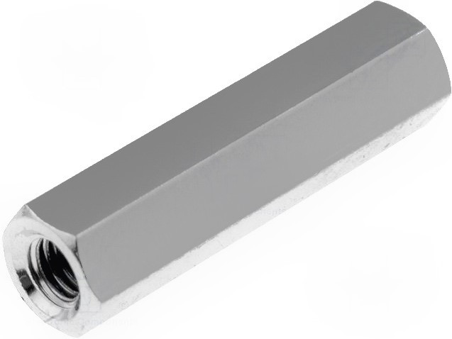 TFF-M3X20/DR113, Дистанцирующая стойка с резьбой, Внутр.резьба M3, 20мм, латунь