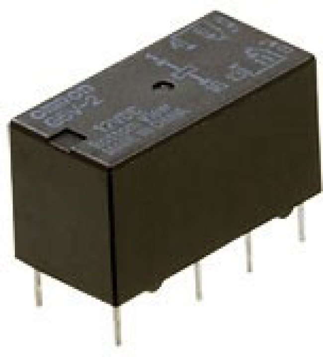 G5V212DC, реле 1FormC 12В DC, 0,5A 125VAC DPDT G5V-2 DC12