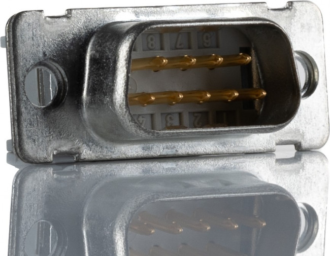 8209-8000, D-Sub Standard Connectors 9P OPEN COVER PLUG LOW PROFILE