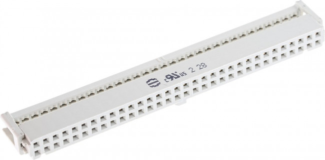 09185646803, Вилка, IDC, "мама", PIN: 64, на шлейф, 1,27мм, Ш.контактов: 2,54мм