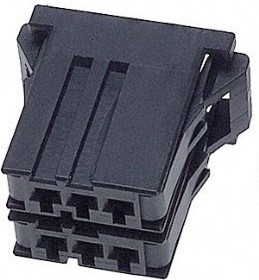 2-178127-6, Dynamic 3000 Female Connector Housing, 3.81mm Pitch, 6 Way, 2 Row