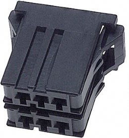 2-178127-6, Dynamic 3000 Female Connector Housing, 3.81mm Pitch, 6 Way, 2 Row