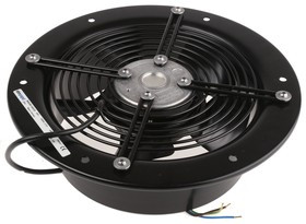 W4S200-CA02-02, W4S200 Series Axial Fan, 230 V ac, AC Operation, 375m³/h, 40W, 300mA Max, 200 x 80mm
