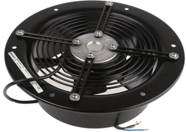 W4S200-CA02-02, W4S200 Series Axial Fan, 230 V ac, AC Operation, 375m³/h, 40W, 300mA Max, 200 x 80mm