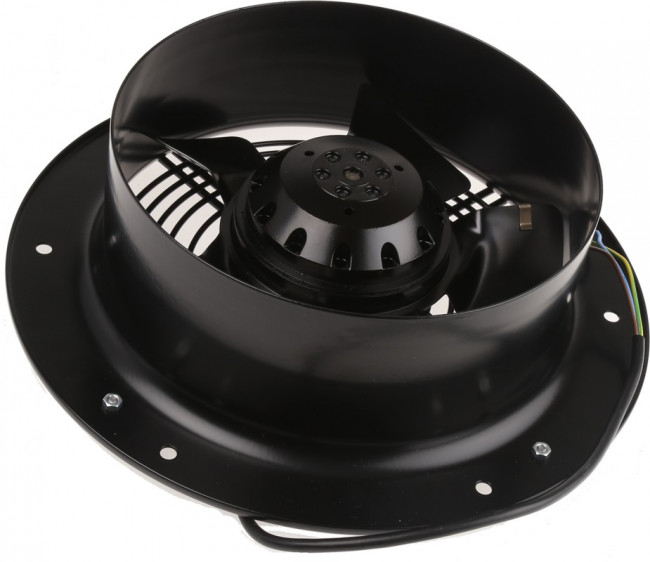 W4S200-CA02-02, W4S200 Series Axial Fan, 230 V ac, AC Operation, 375m³/h, 40W, 300mA Max, 200 x 80mm