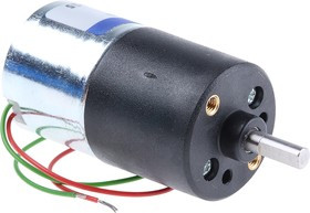 L149-6-392, DC Motor, 27 mm, with Gearbox 392:1 6 VDC