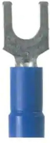 PV14-6FN-M, Terminals FORK 16-14 BLUE VYL STUD SIZE #6