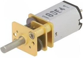 2204, Двигатель: DC, с редуктором, LP, 6ВDC, 360мА, Ось: D профиль, 100: 1